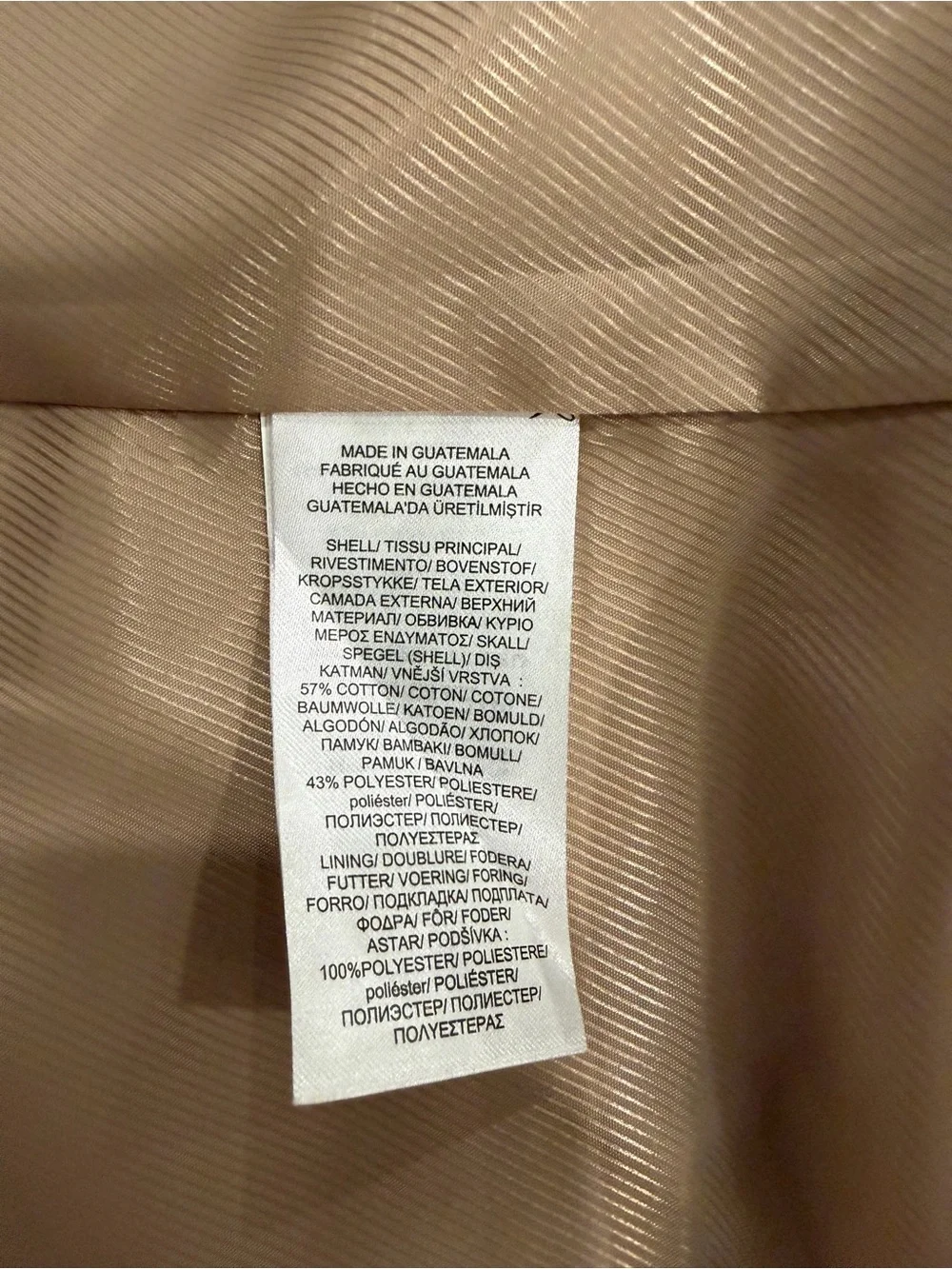 Ralph Lauren Double-Breasted Cotton-Blend Trench Coat Size XL
